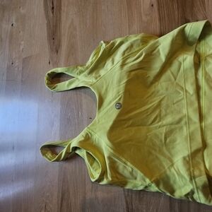Lululemon Athletica Yellow Tank Top